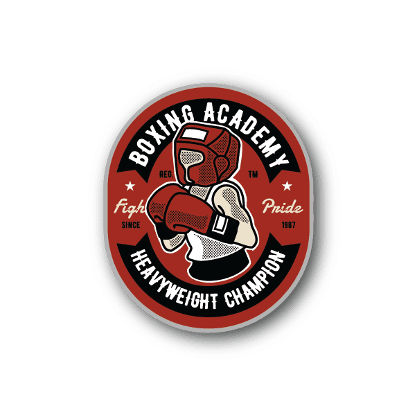 Image of Boxing Academy Sticker