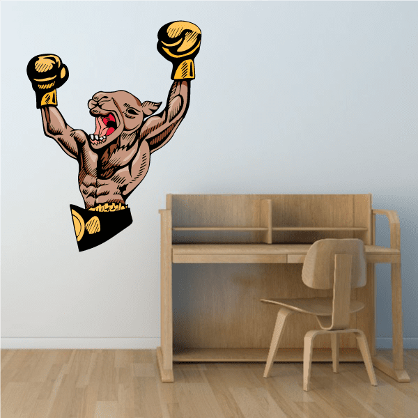 Image of Boxing Wall Decal - Vinyl Sticker - Car Sticker - Die Cut Sticker - CDSCOLOR0013
