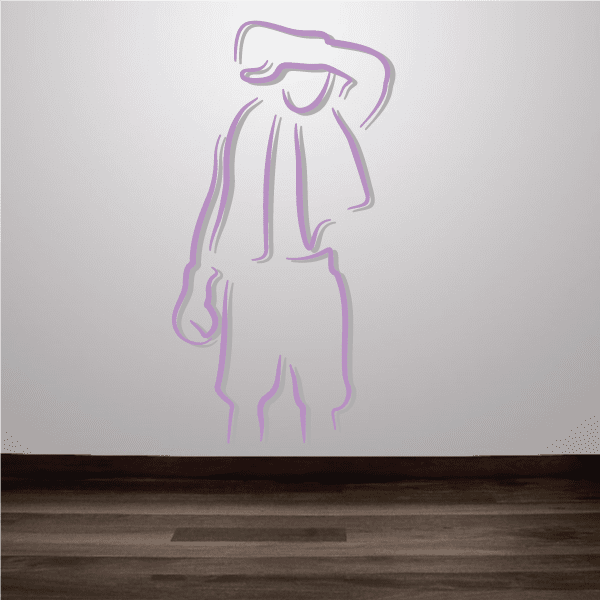 Image of Boxing Wall Decal - Vinyl Sticker - Car Sticker - Die Cut Sticker - CDSCOLOR0042