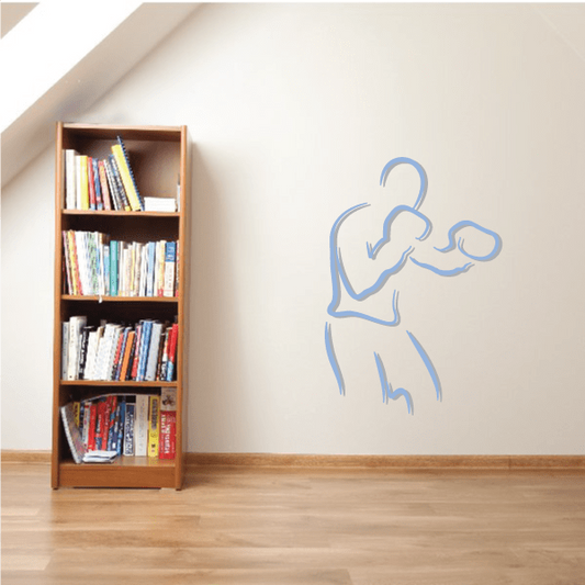 Image of Boxing Wall Decal - Vinyl Sticker - Car Sticker - Die Cut Sticker - CDSCOLOR0046