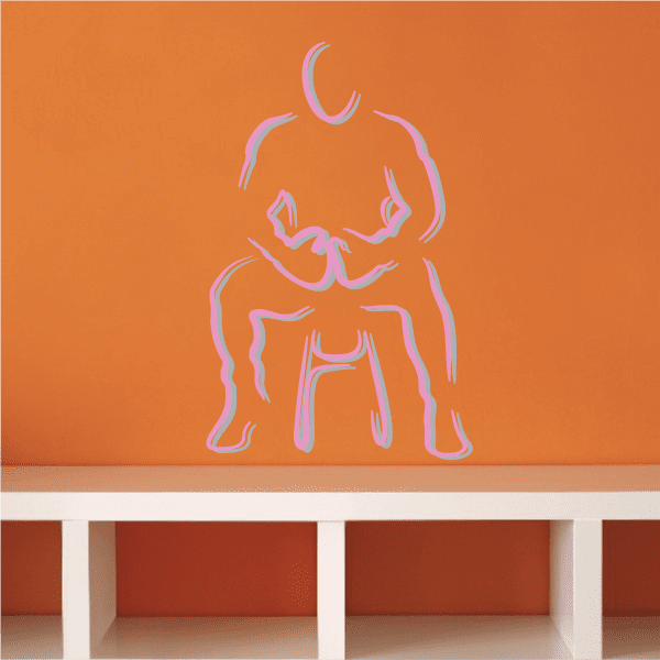 Image of Boxing Wall Decal - Vinyl Sticker - Car Sticker - Die Cut Sticker - CDSCOLOR0047
