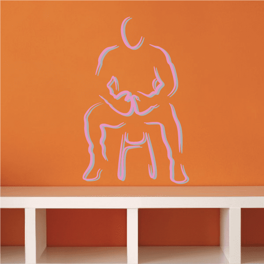 Image of Boxing Wall Decal - Vinyl Sticker - Car Sticker - Die Cut Sticker - CDSCOLOR0047