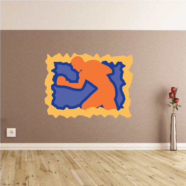 Image of Boxing Wall Decal - Vinyl Sticker - Car Sticker - Die Cut Sticker - CDSCOLOR0069