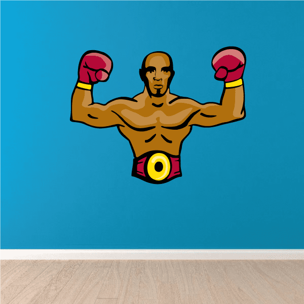 Image of Boxing Wall Decal - Vinyl Sticker - Car Sticker - Die Cut Sticker - CDSCOLOR0076