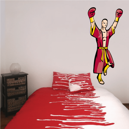 Image of Boxing Wall Decal - Vinyl Sticker - Car Sticker - Die Cut Sticker - CDSCOLOR0080