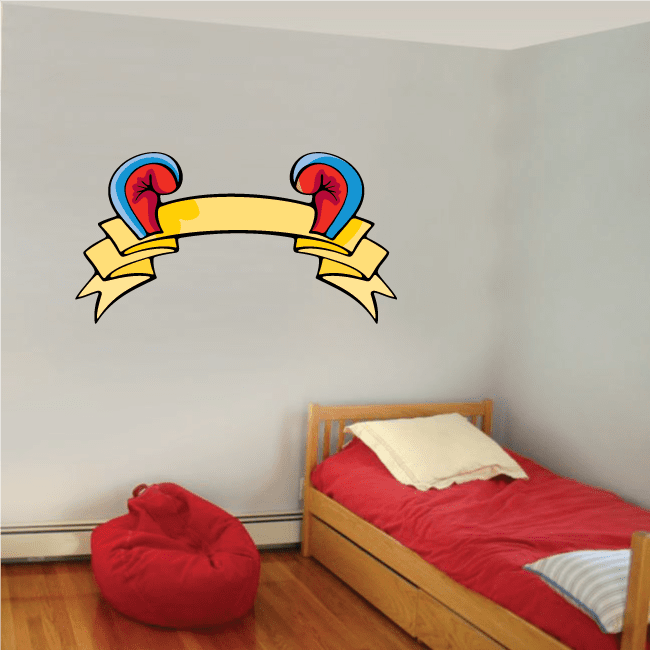Image of Boxing Wall Decal - Vinyl Sticker - Car Sticker - Die Cut Sticker - CDSCOLOR0087