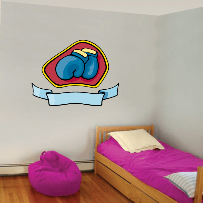 Image of Boxing Wall Decal - Vinyl Sticker - Car Sticker - Die Cut Sticker - CDSCOLOR0088