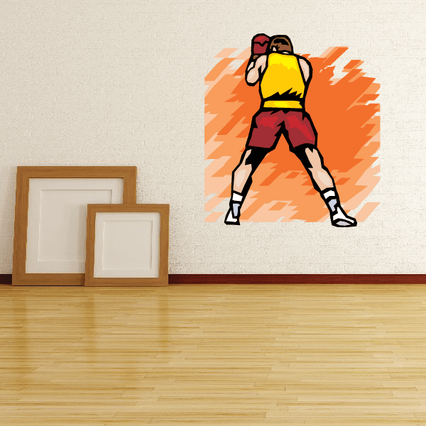 Image of Boxing Wall Decal - Vinyl Sticker - Car Sticker - Die Cut Sticker - SMcolor002