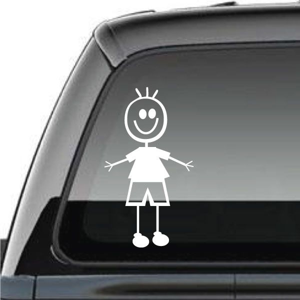 Image of Boy Clothed Decal