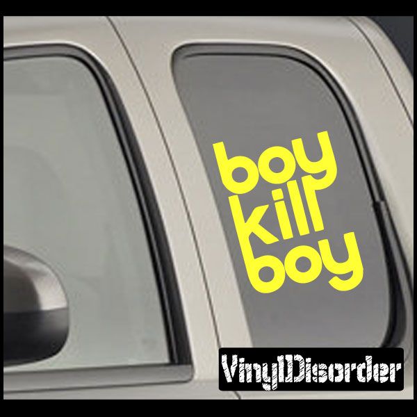 Image of Boy Kill Boy Band Decal