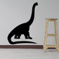 Black brachiosaurus wall decal silhouette