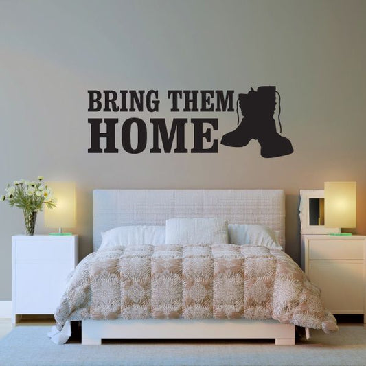 Image of Bring Them Home Boots Decal