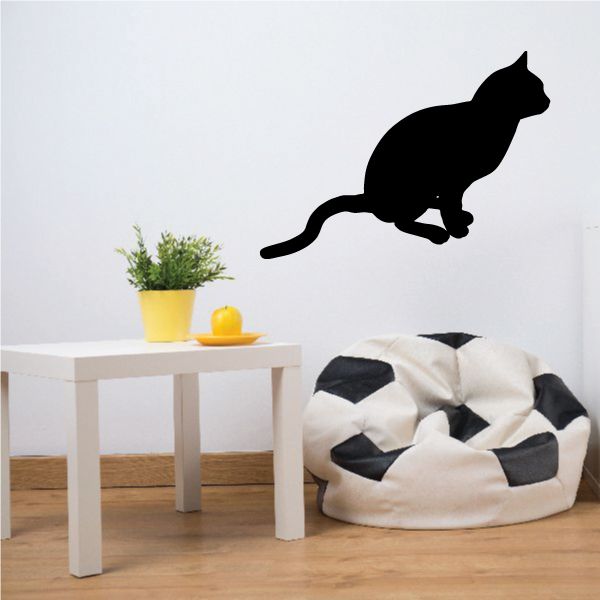 Image of British Cat Sitting Decal