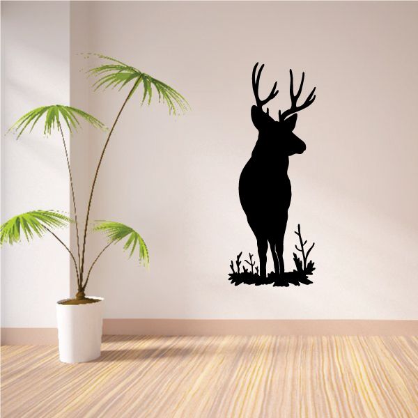 Image of Buck Deer Emerging Decal