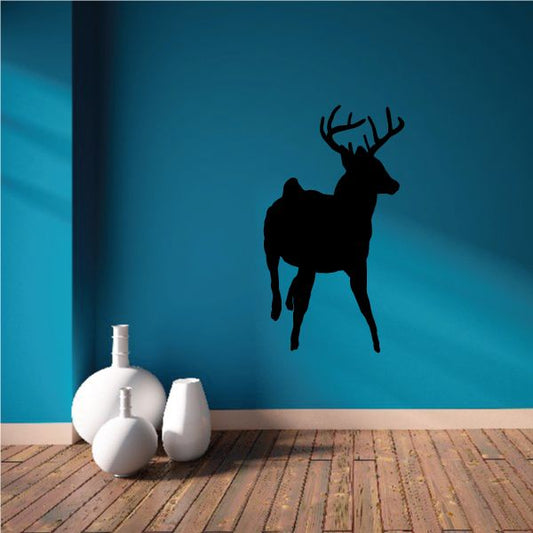 Image of Buck Deer Turning Decal