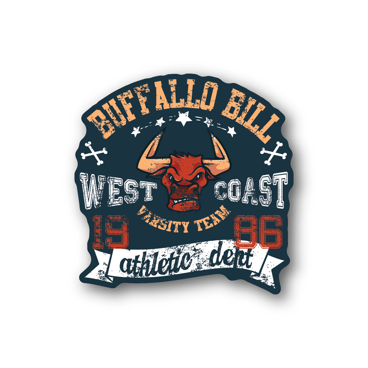 Image of Buffalo Bill Sticker