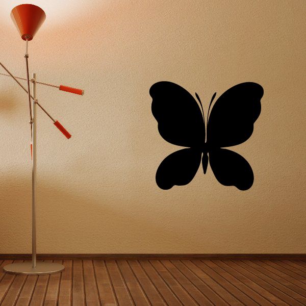 Image of Bulky Wing Butterfly Silhoutte Decal