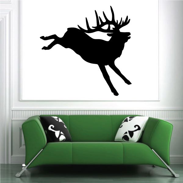 Image of Bull Elk Bucking Decal