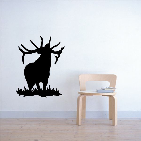 Image of Bull Elk Calling Decal