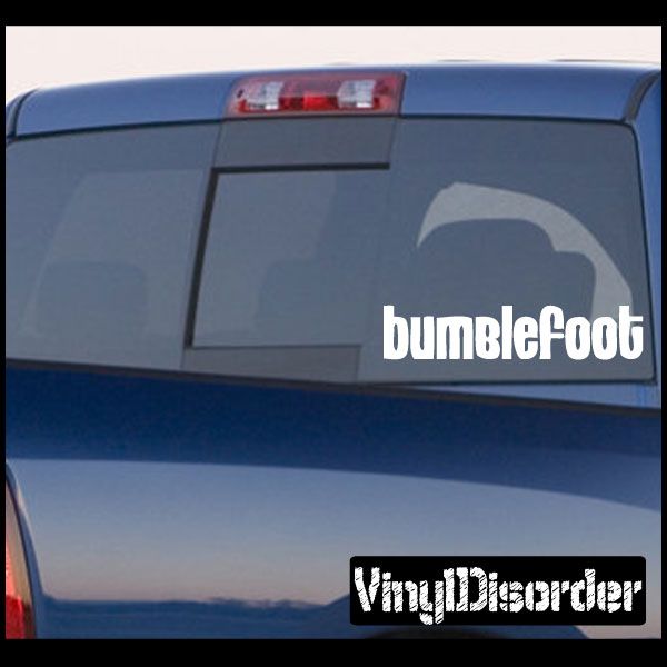 Image of bumble foot Decal