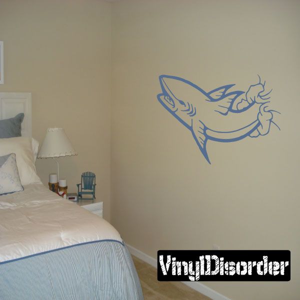 Image of Bursting Shark Attack Decal