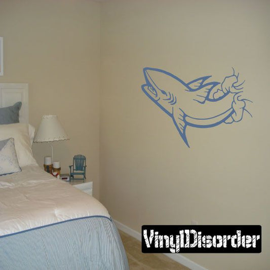 Image of Bursting Shark Attack Decal