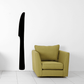 Butter knife wall decal, tall black knife silhouette