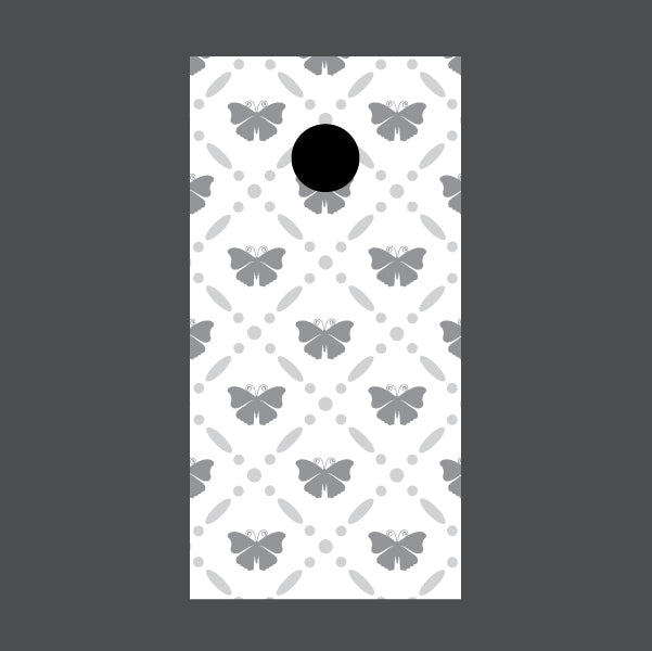 Image of Butterfly Cornhole Board Wraps