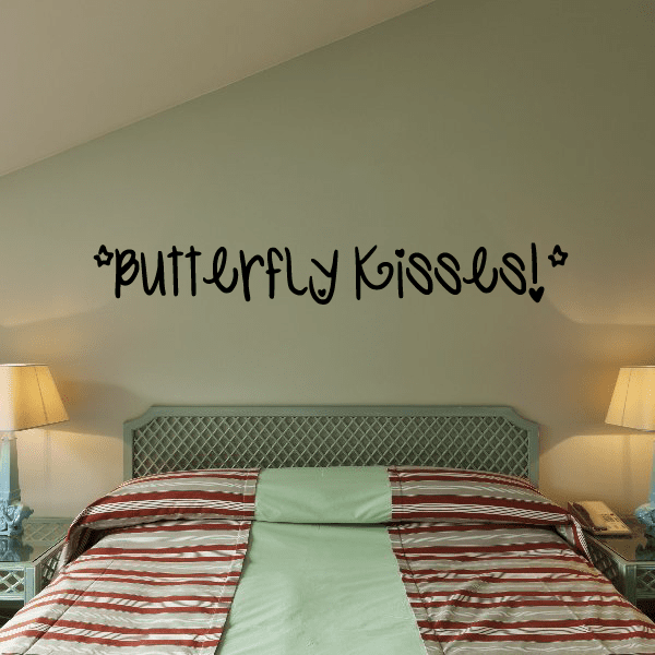 Image of Butterfly Kisses Star Wall Decal