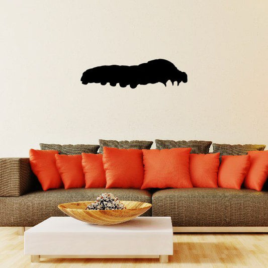 Image of Butterfly Larvae Silhoutte Decal