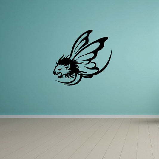 Image of Butterfly Lion Decal