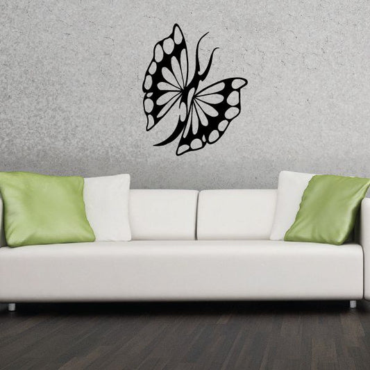 Image of Butterfly Sharp Tribal Body Decal