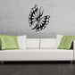 Butterfly body decal with tribal-style black wings and antenna details