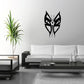 Butterfly vinyl wall decal in black