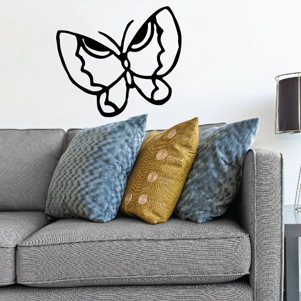 Image of Butterfly Wall Decal - Vinyl Decal - Car Decal - CF124