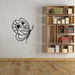 Butterfly wall decal, black line-art butterfly design