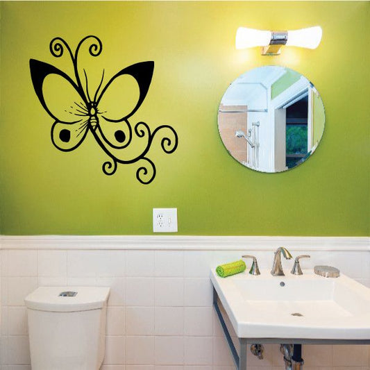 Image of Butterfly Wall Decal - Vinyl Decal - Car Decal - CF340