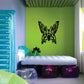 Black butterfly vinyl wall decal