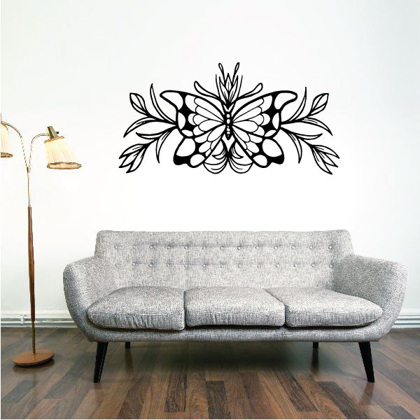 Image of Butterfly Wall Decal - Vinyl Decal - Car Decal - CF383