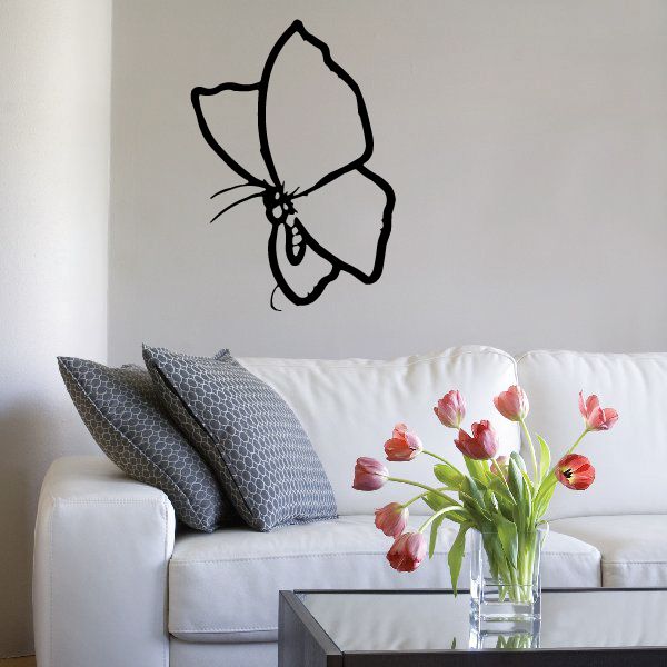 Image of Butterfly Wall Decal - Vinyl Decal - Car Decal - CF401