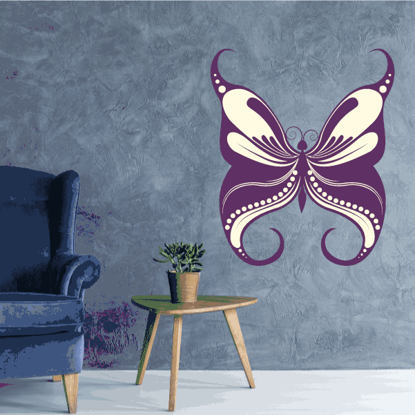 Image of Butterfly Wall Decal - Vinyl Decal - Car Decal - Idcolor003