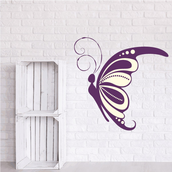 Image of Butterfly Wall Decal - Vinyl Decal - Car Decal - Idcolor007