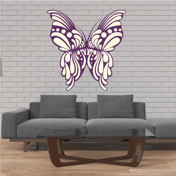 Image of Butterfly Wall Decal - Vinyl Decal - Car Decal - Idcolor018