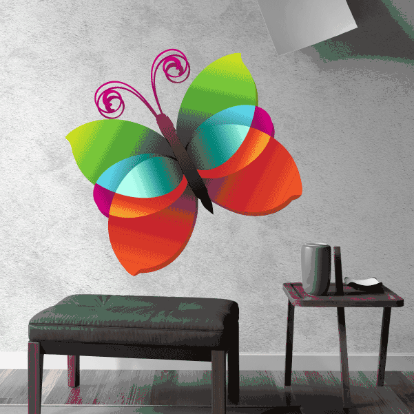 Image of Butterfly Wall Decal - Vinyl Decal - Car Decal - Idcolor020