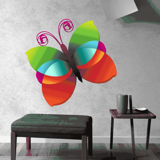 Image of Butterfly Wall Decal - Vinyl Decal - Car Decal - Idcolor020