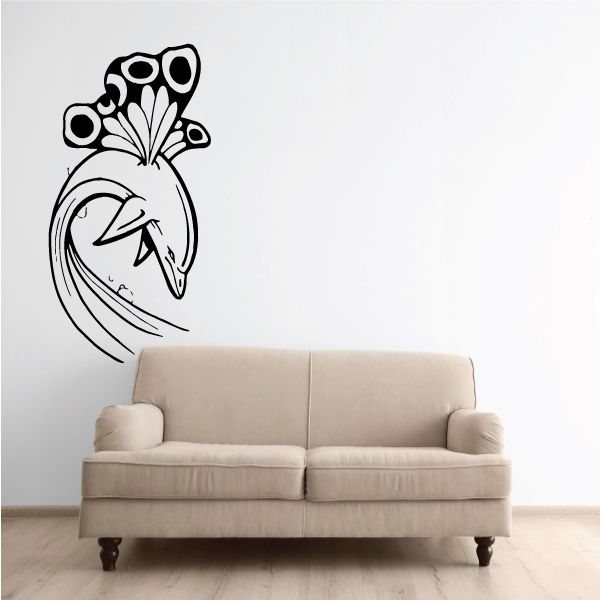 Image of Butterfly Wings and Dolphin Decal