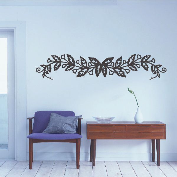 Image of Butterfly Wreath Decal