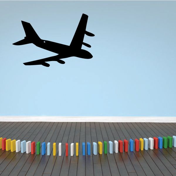 C-135 Stratolifter airplane silhouette decal