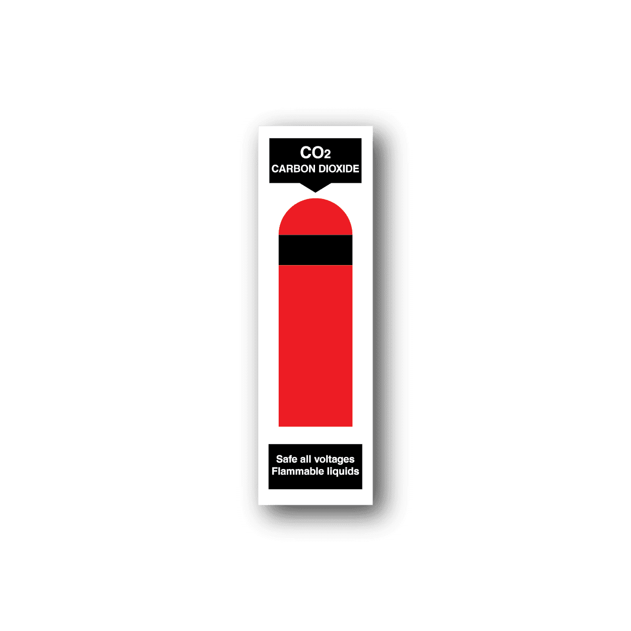 Image of C02 Fire Extinguisher Sticker