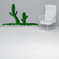 Green cactus Cinco de Mayo wall decal on vinyl